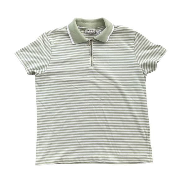 Vintage Alison Whitmore Sport Polo Quarter Zip Shirt M - Picture 1 of 4